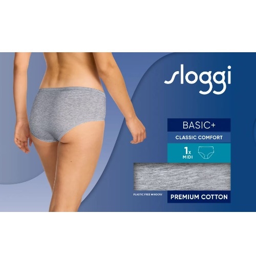 Sloggi Basic+ grau slip