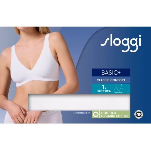 Sloggi Basic+ weiß nicht geformter bh