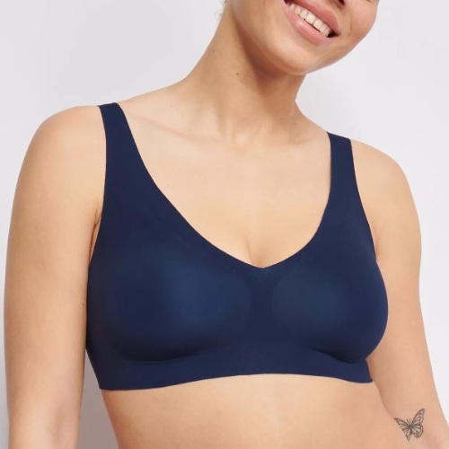 Sloggi Zero Feel navy-blau nicht geformter bh