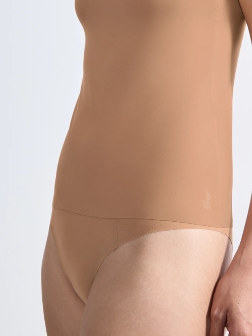 Sloggi Zero Feel braun spaghetti top