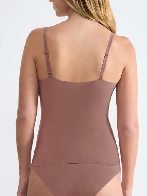 Sloggi Zero Feel braun spaghetti top