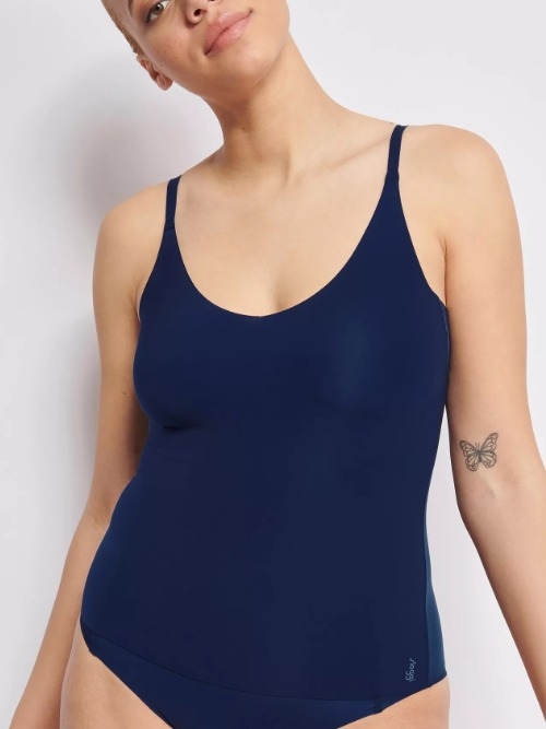 Sloggi Zero Feel navy-blau spaghetti top