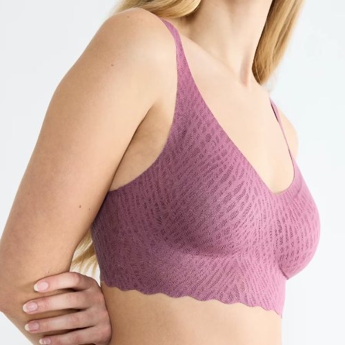 Sloggi Zero Feel Bliss lila ohne bügel bh