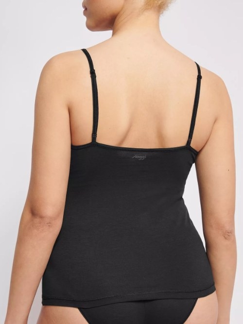 Sloggi Ever Ease schwarz spaghetti top