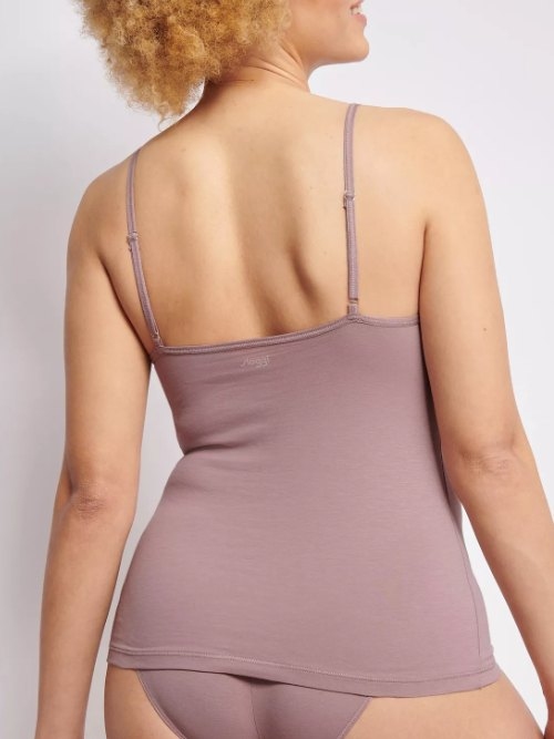 Sloggi  mauve spaghetti top