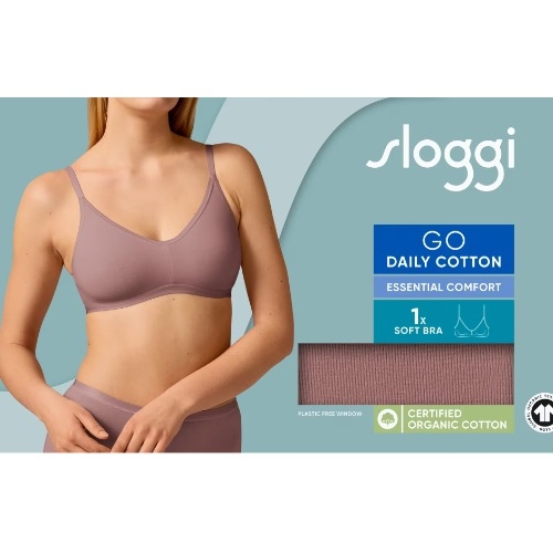 Sloggi GO Daily Cotton braun nicht geformter bh