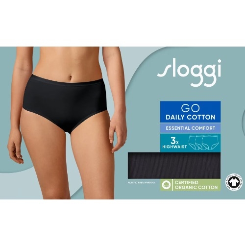 Sloggi GO Daily Cotton schwarz hoher slip