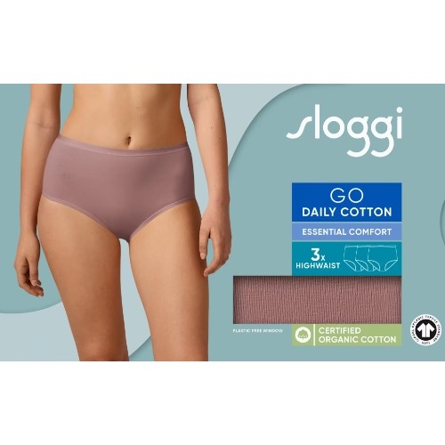 Sloggi GO Daily Cotton braun hoher slip