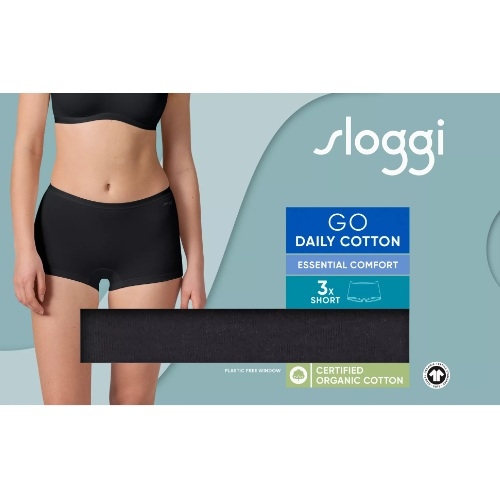 Sloggi GO Daily Cotton schwarz hipster