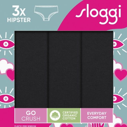 Sloggi GO Crush schwarz hipster