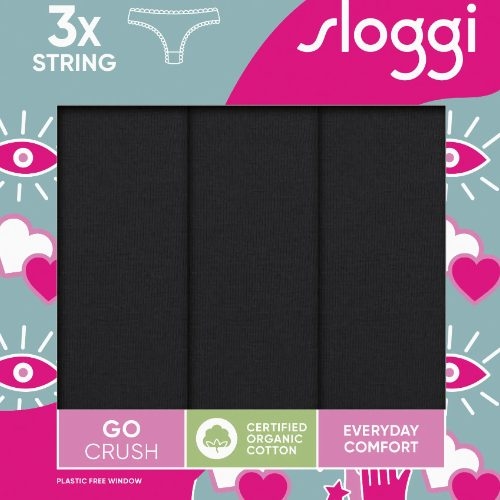 Sloggi GO Crush schwarz string