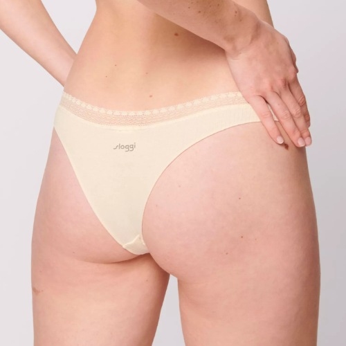 Sloggi GO Ribbed braun brasilianischer slip