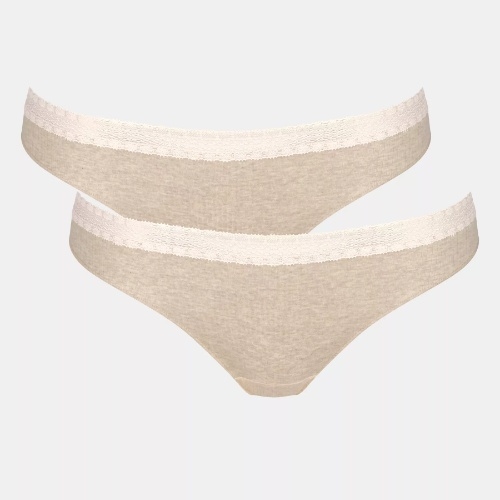 Sloggi GO Ribbed grau brasilianischer slip