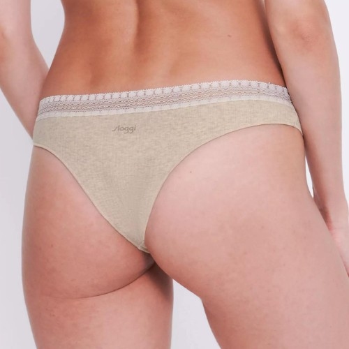 Sloggi GO Ribbed grau brasilianischer slip