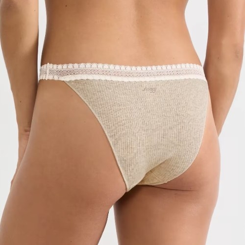 Sloggi GO Ribbed grau slip