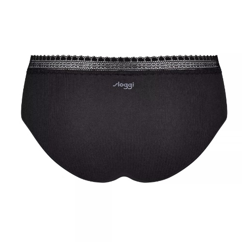 Sloggi GO Ribbed schwarz hipster