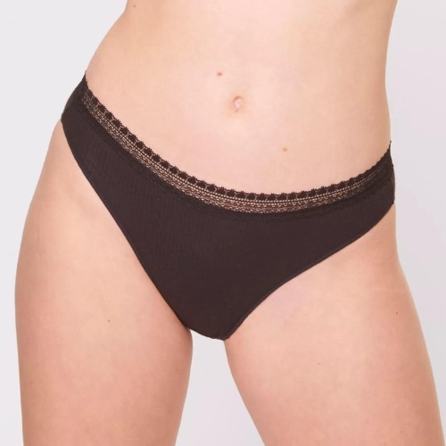 Sloggi GO Ribbed schwarz slip