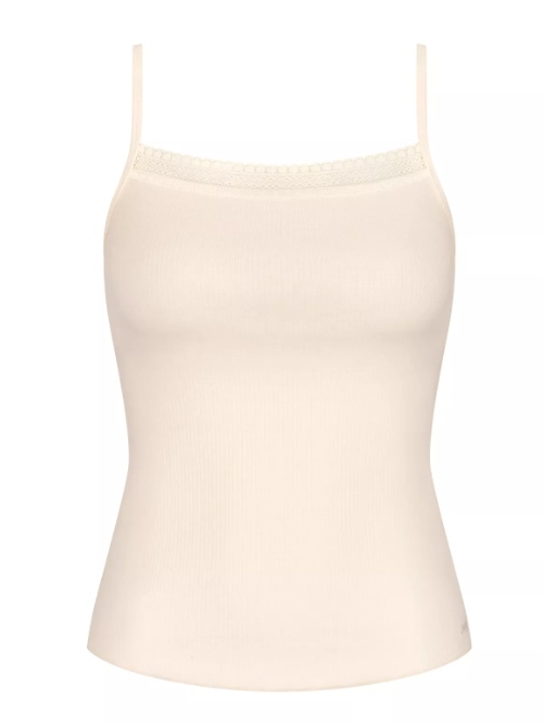 Sloggi GO Ribbed elfenbein spaghetti top