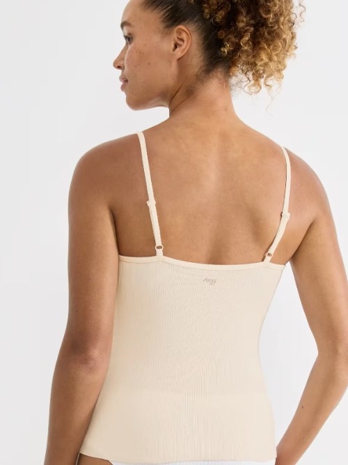 Sloggi GO Ribbed elfenbein spaghetti top