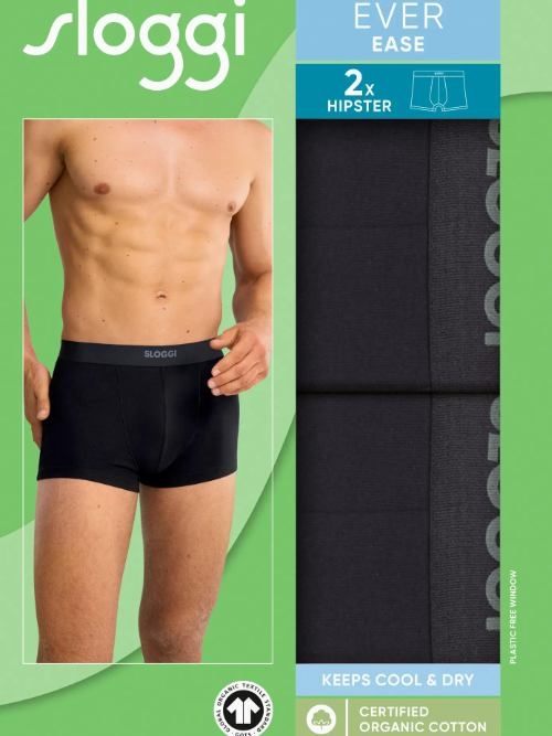 Sloggi Men  schwarz trunk