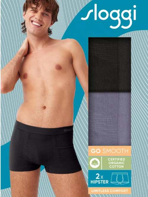 Sloggi Men GO Smooth schwarz trunk