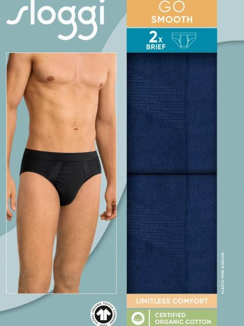 Sloggi Men GO Smooth navy-blau slip
