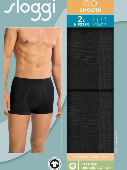 Sloggi Men GO Smooth schwarz trunk