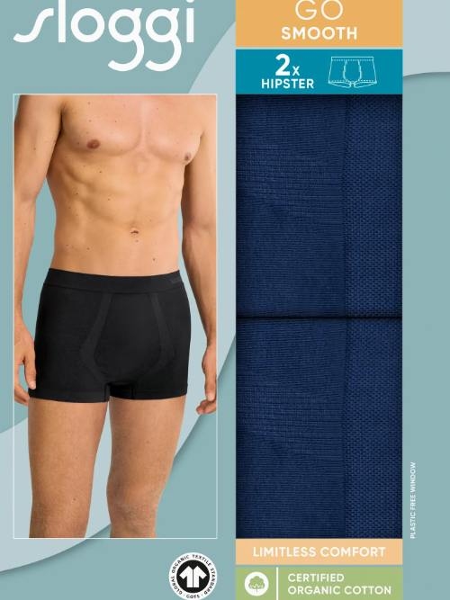 Sloggi Men GO Smooth navy-blau trunk