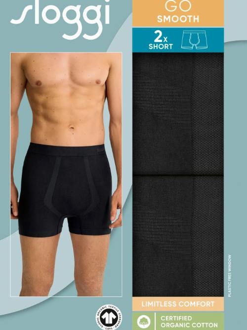 Sloggi Men GO Smooth schwarz boxershort
