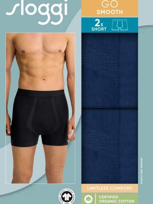 Sloggi Men GO Smooth navy-blau boxershort