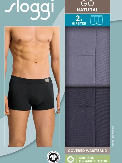 Sloggi Men GO Natural schwarz trunk