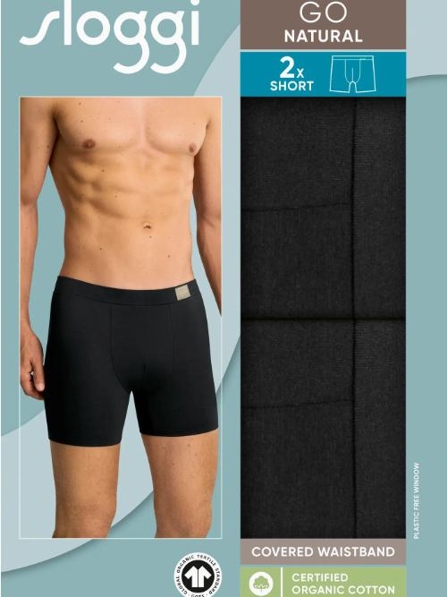 Sloggi Men GO Natural schwarz boxershort