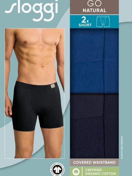 Sloggi Men GO Natural navy-blau boxershort
