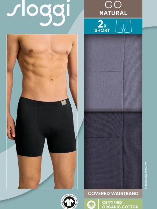 Sloggi Men GO Natural schwarz boxershort