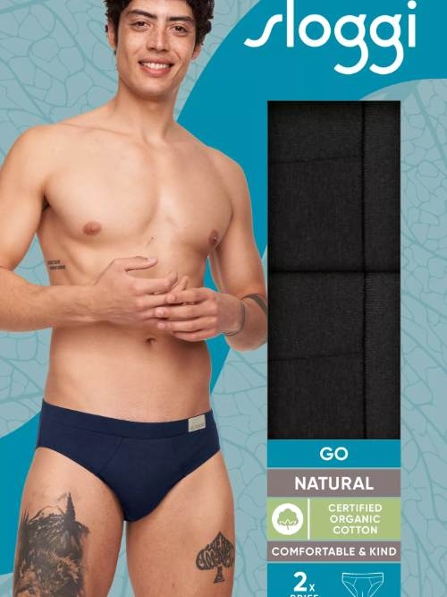 Sloggi Men GO Natural schwarz männer slip