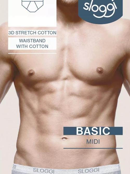Sloggi Men Basic grau männer slip