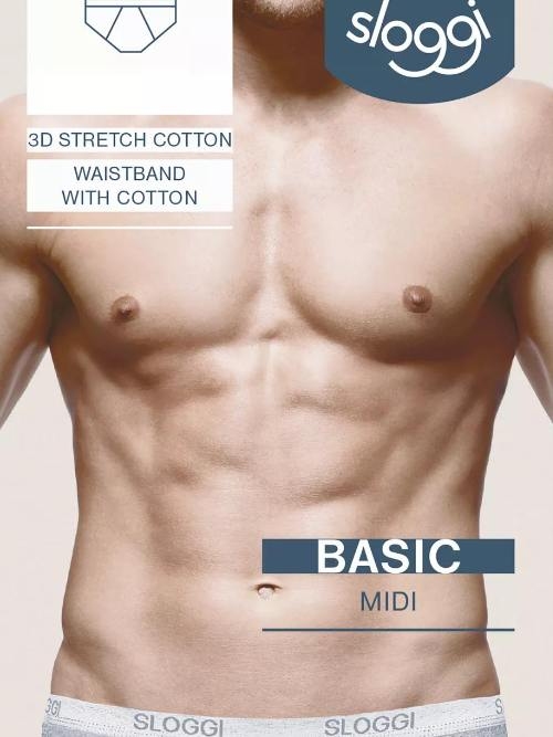 Sloggi Men Basic grau männer slip