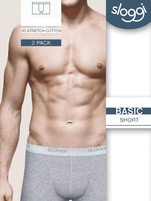 Sloggi Men Basic grau boxershort