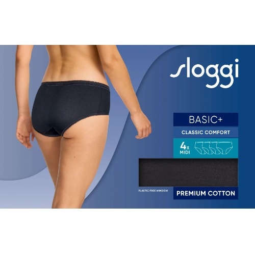Sloggi Basic+ schwarz slip