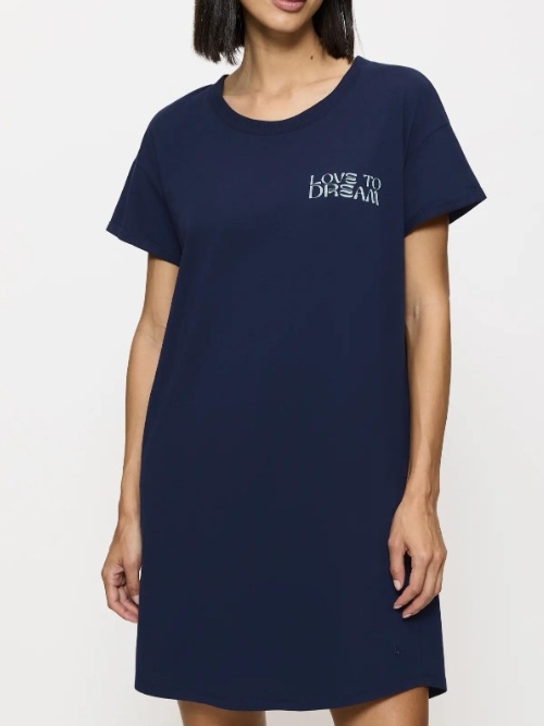 Triumph Nightdresses navy-blau nachtkleid