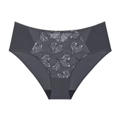 Triumph Wild Iris Florale anthrazit hoher slip