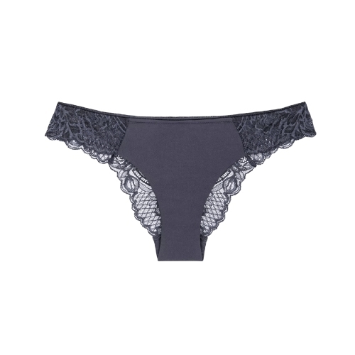 Triumph Wild Peony Florale grau brasilianischer slip