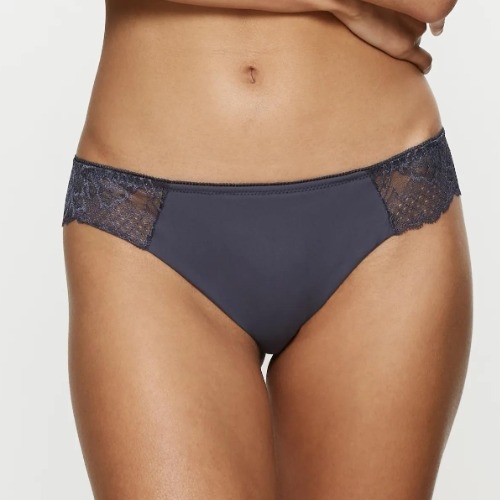 Triumph Wild Peony Florale grau brasilianischer slip