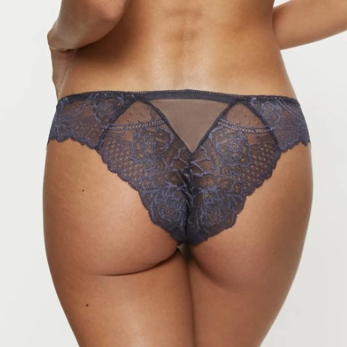 Triumph Wild Peony Florale grau brasilianischer slip