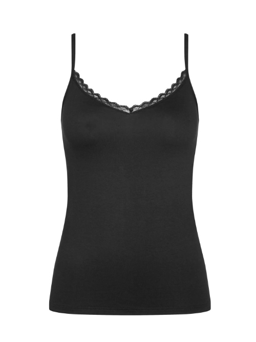 Triumph Feel of Cotton schwarz spaghetti top