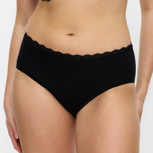 Triumph Feel of Cotton schwarz slip