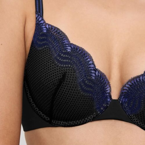 Triumph Comfort Glam schwarz push up bh