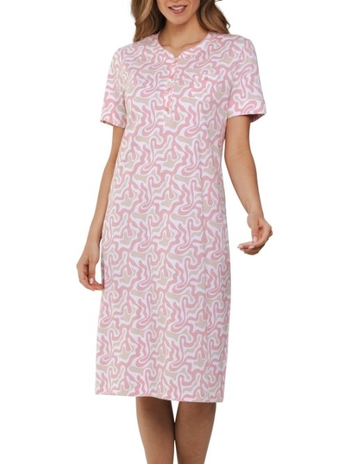 Pastunette Damen pink nachtkleid