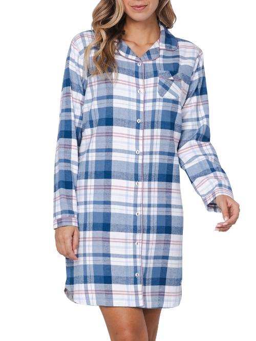 Pastunette Damen grün nachtkleid