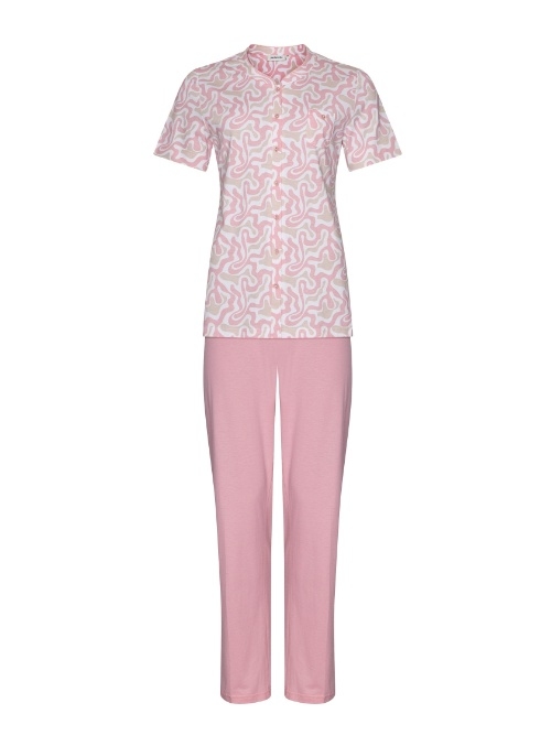 Pastunette Damen pink pyjama